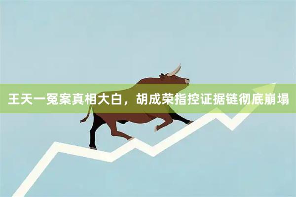 王天一冤案真相大白，胡成荣指控证据链彻底崩塌