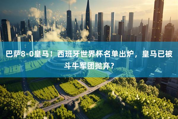 巴萨8-0皇马！西班牙世界杯名单出炉，皇马已被斗牛军团抛弃？