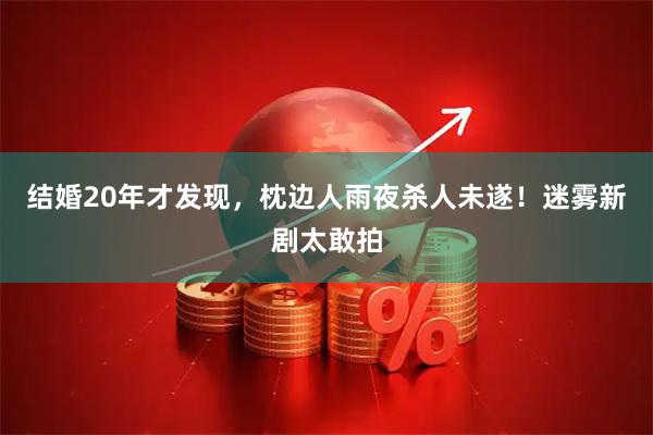 结婚20年才发现，枕边人雨夜杀人未遂！迷雾新剧太敢拍